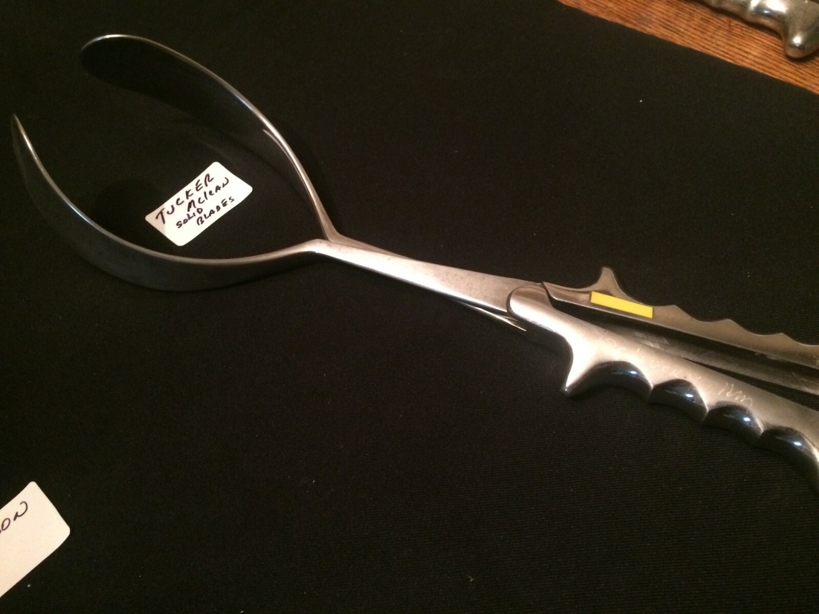 Obstetrical Forceps TUCKER-McClean solid blades 9″, Used. Excellent condition
