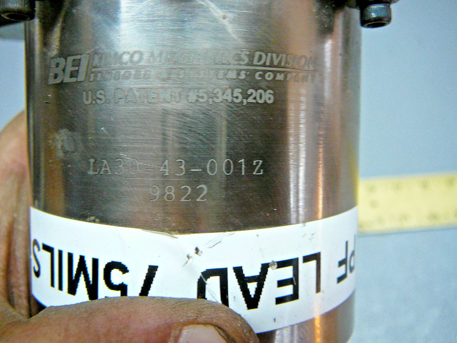 BEI KIMCO LA30-43-001Z ENCODER, KIMCO MAGNETICS DIVISION