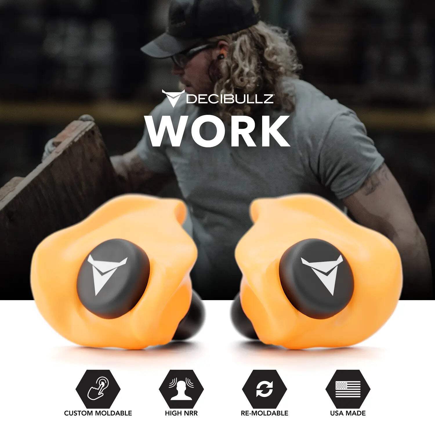 Custom Molded Earplugs 31dB NRR