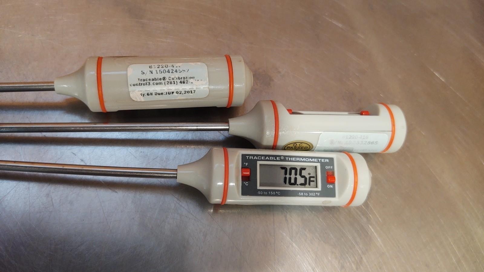 5 – Traceable Long Stem Thermometer -58 to 302°F -50 to 150°C 8″ Stem