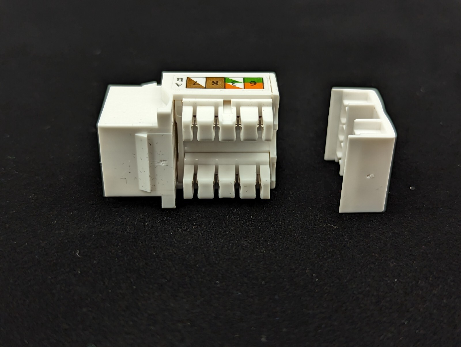 Bulk CAT6 Punchdown RJ45 Keystone Jack Network Adapter 100pcs 200pcs 500pcs