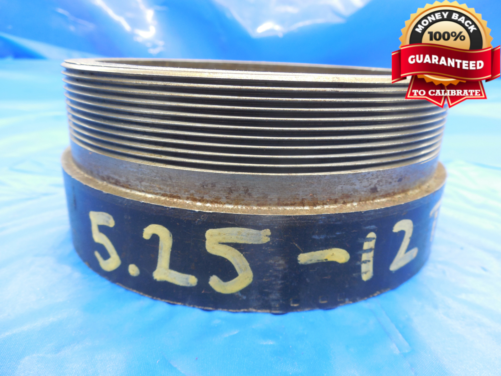 SHOPMADE 5 1/4 12 THD 2B THREAD PLUG GAGE 5.25 5.250 5.2500 GO ONLY