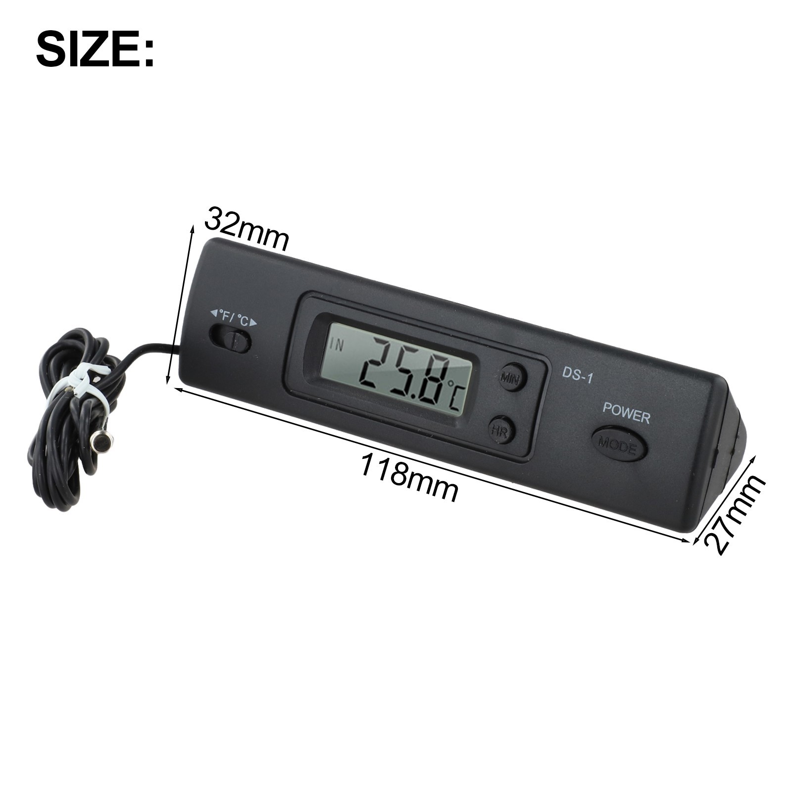 for multi Function Car Thermometer with Indoor Outdoor Temperature Features
