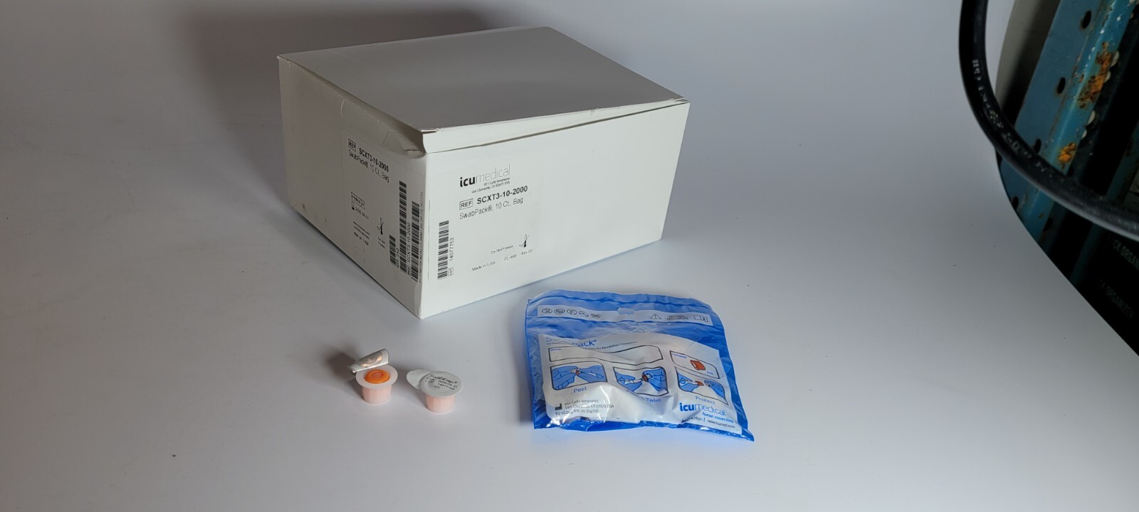 ICUMEDICAL Swabcap SCXT3-10-2000 Exp. Date 08/2026 – Quantity Of 250