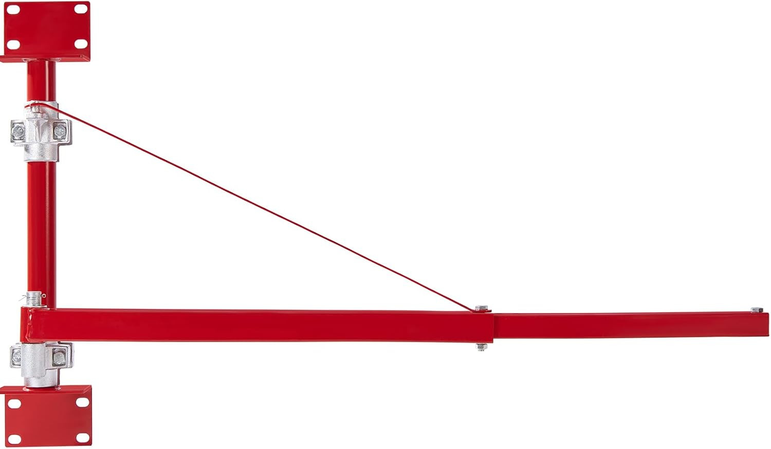 Heavy-Duty Wall Mount Jib Crane – 1320 Lbs Electric Hoist with 180° Swivel Arm