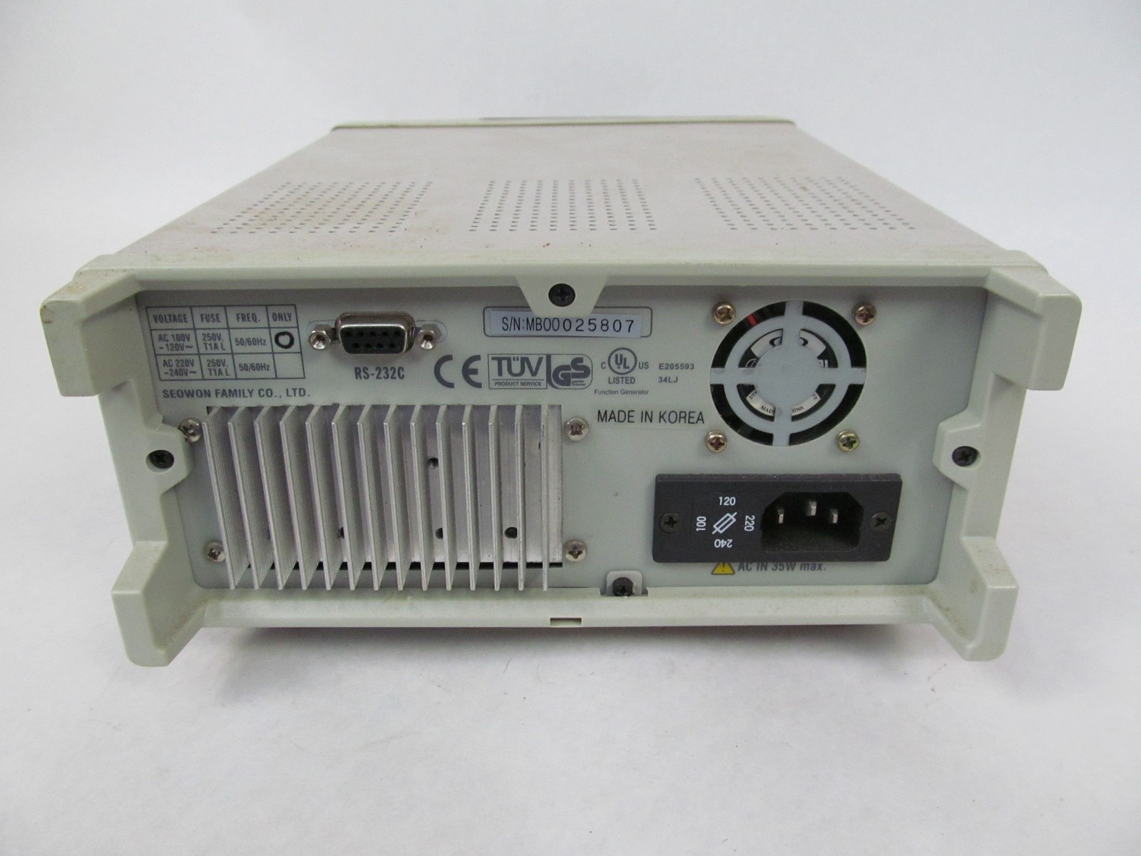 Metex MXG-9802A Function Generator w/ Frequency Counter