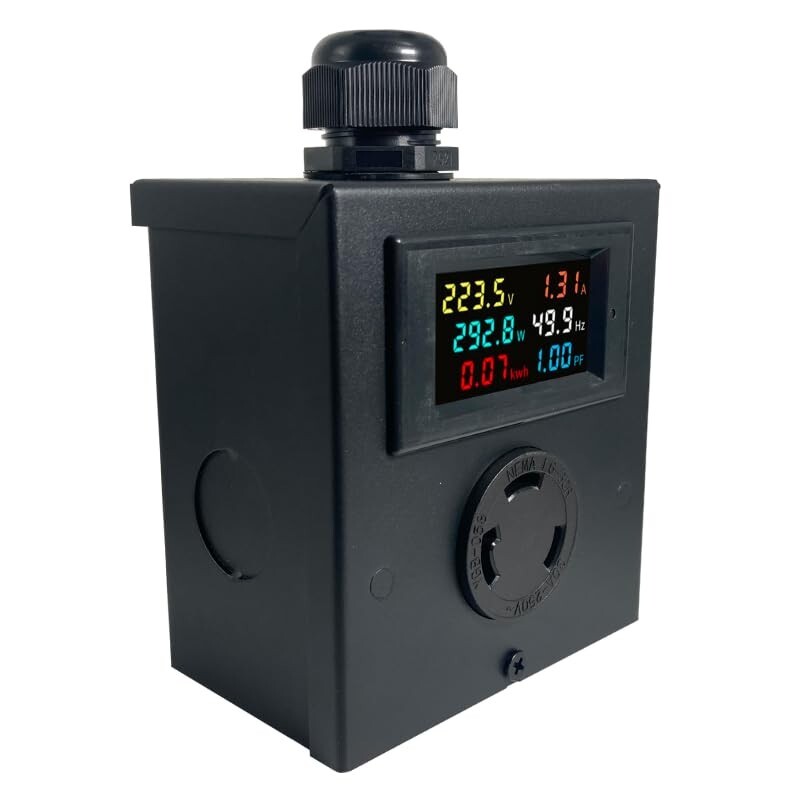 L6-30 Outlet Meter Box Installation Kit Assembly Required for Custom Applicat…