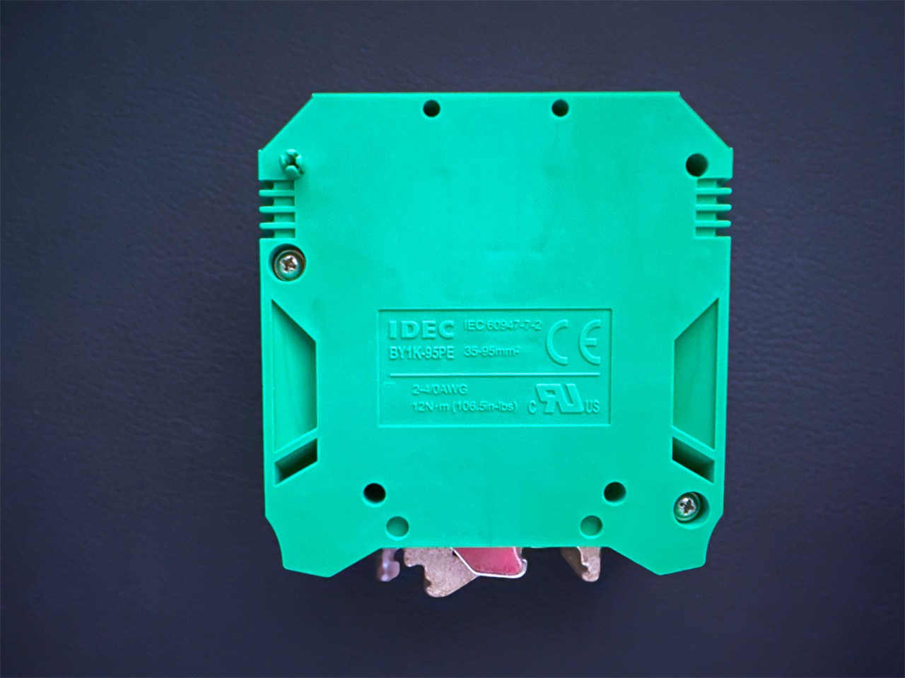 BY1K-95PE IDEC Screw Clamp Terminal Block 4-1/0 AWG 6Nm 150A 1000V Insulation