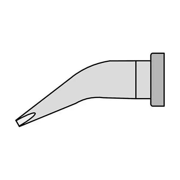 Weller LTHX LT Bent Chisel Solder Tip, .60 x .02mm, for WSP80/WP80
