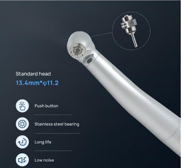 COXO CX207-G Dental Fiber Optic High Speed Air Turbine Handpiece KaVo H16-KSPQ
