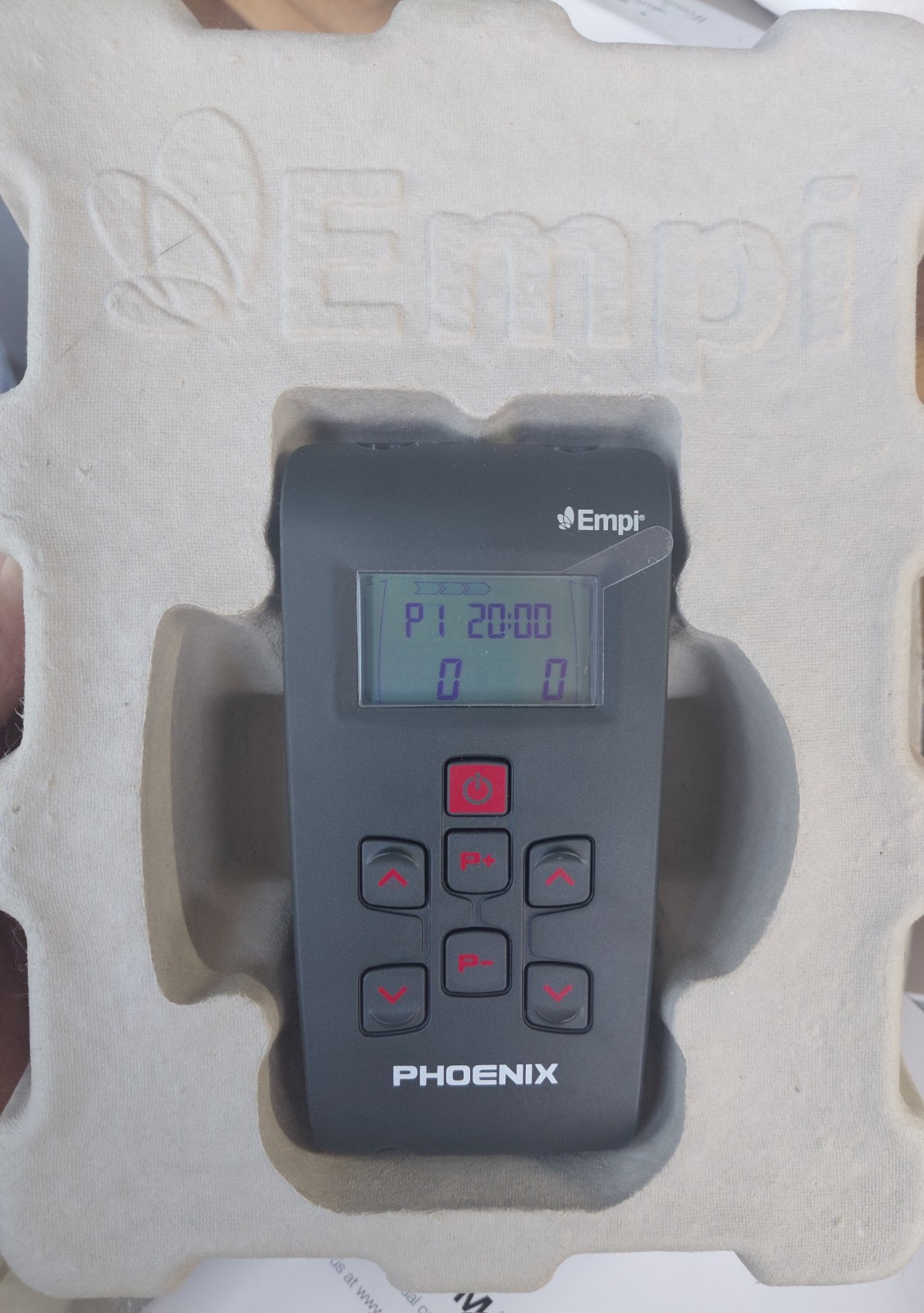 Empi Phoenix TENS NMES Unit Complete Kit Open Box Neuromuscular Stimulator