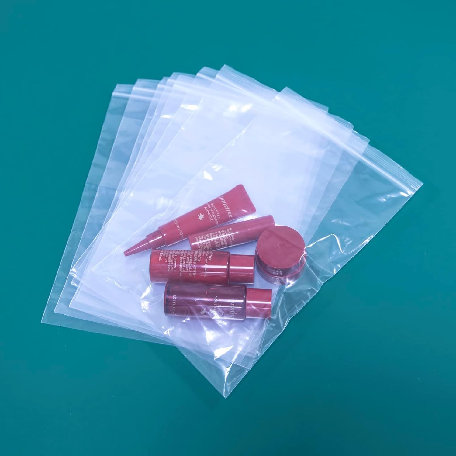 200 Count Clear Reclosable Zip Lock Poly Bags 2 Mil 6×9 Inches 6×9 Clear