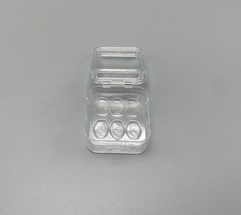 Dental Denture Hinged Display Box Film Membrane Storage Case False Teeth Case