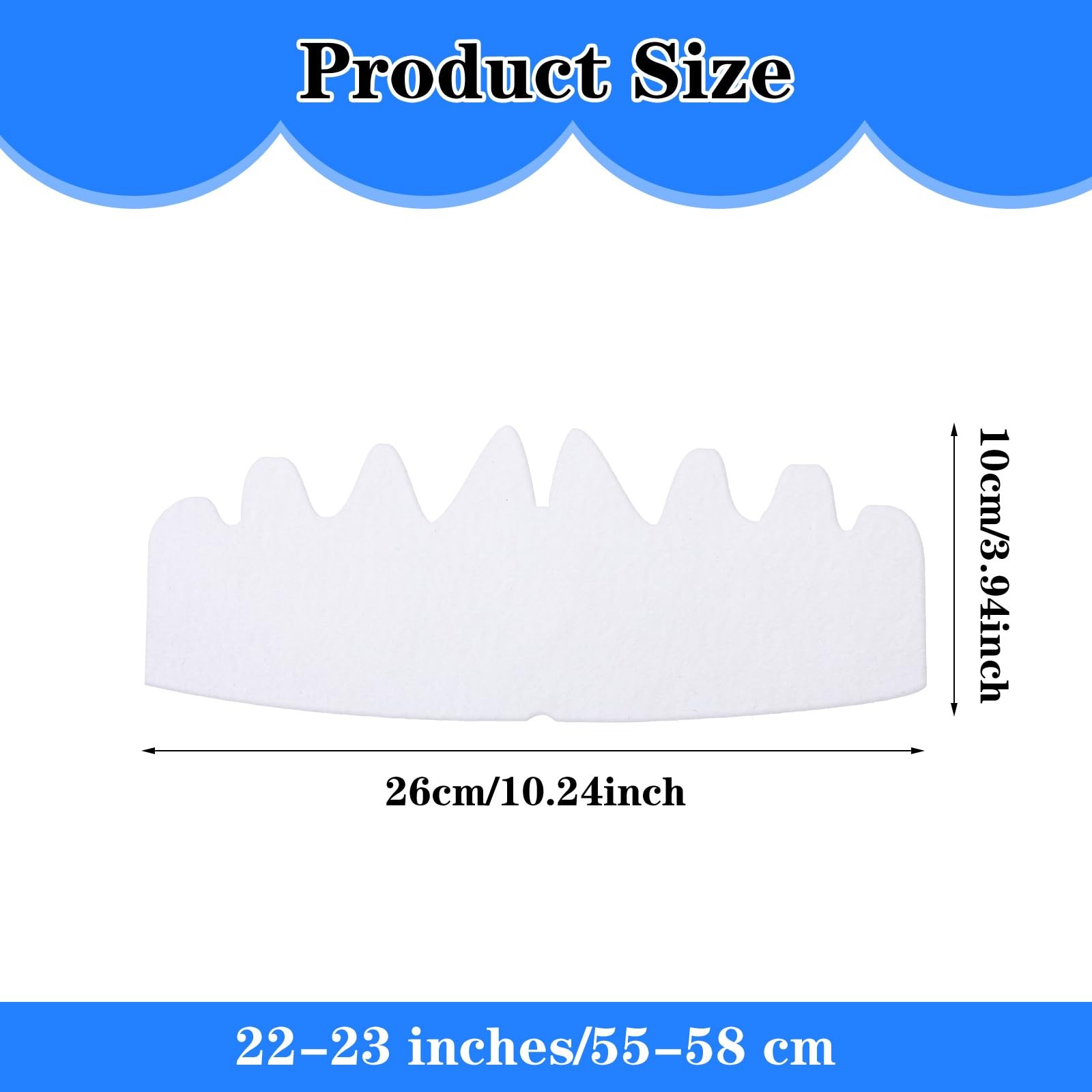 YUXIANLB 6 Pcs White Baseball Caps Inserts Shapers, Flexible Washable Reusabl…