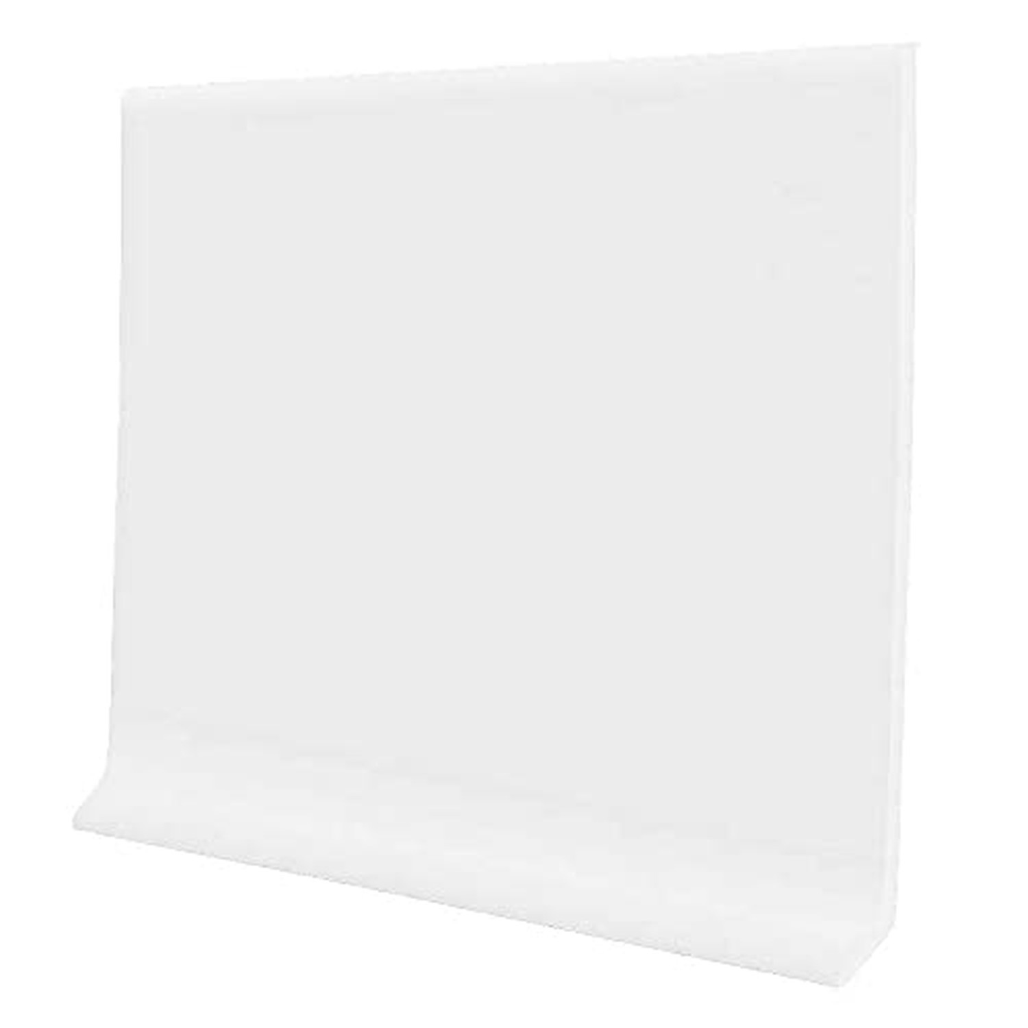 Proflex White Vinyl Wall Trim 4 inch X 20 ft – Flexible Peel and Stick Wall B…