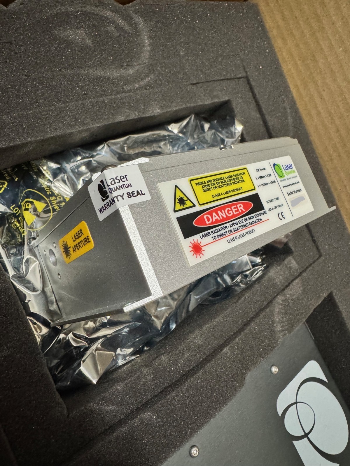 EUC LASER QUANTUM NOVANTA GEM 660 DPSS CONTINUOUS WAVE LASER SERIES + PSU CABLE
