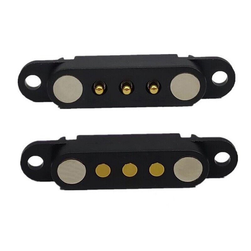 5/10/20Pair-Magnetic Pogo Pin Connector, 3Pin Male Female 2.54mm Probe Connector