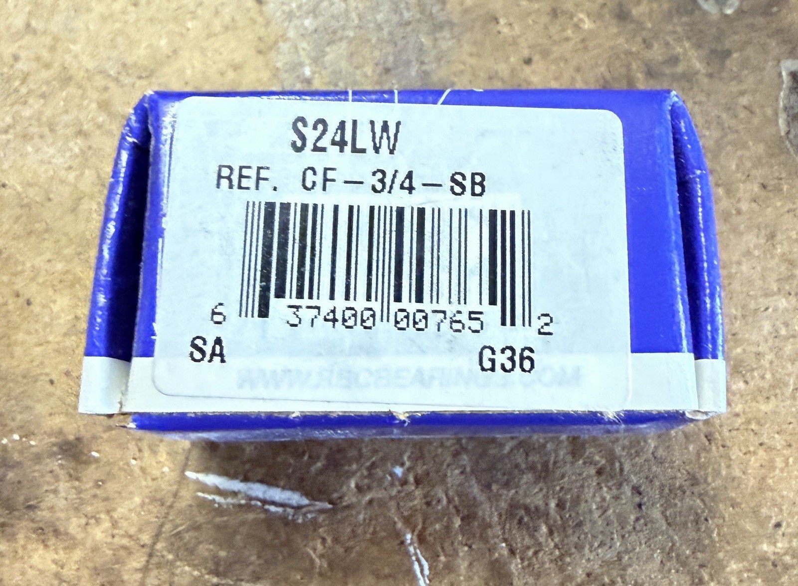 RBC Bearings S-24-LW Cam Follower S24LW New In Box