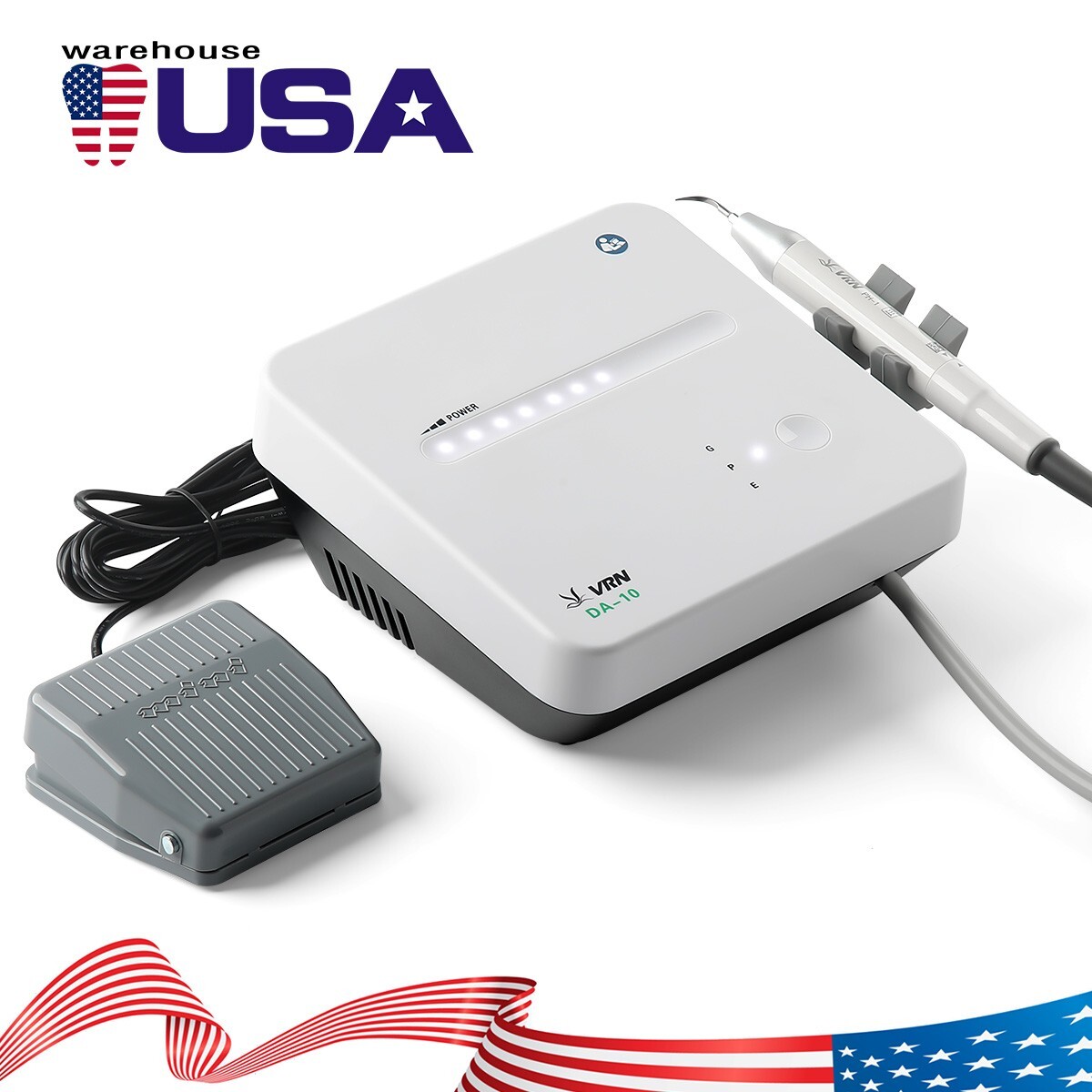Dental LED Ultrasonic Piezo Scaler Handpiece Fit EMS Cavitron Woodpecker