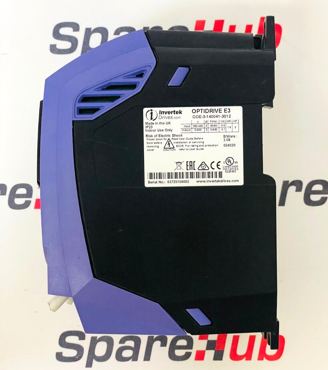 INVERTEK OPTIDRIVE ODE-3-140041-3012 Variable Frequency Drive 1.5KW