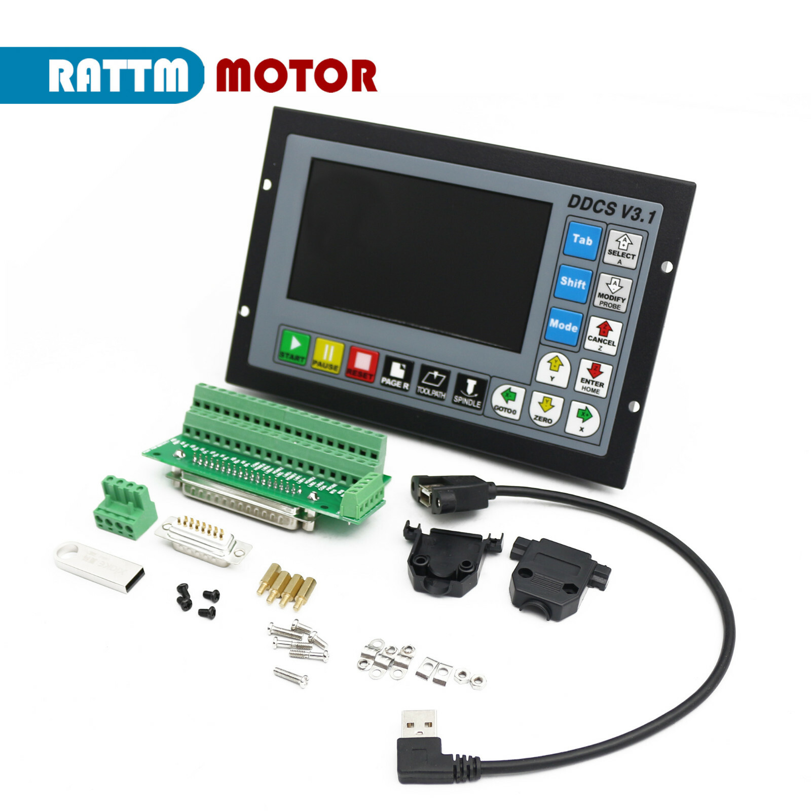 4 Axis 500KHz Offline Motion Controller System DDCSV3.1 For CNC Router Machine