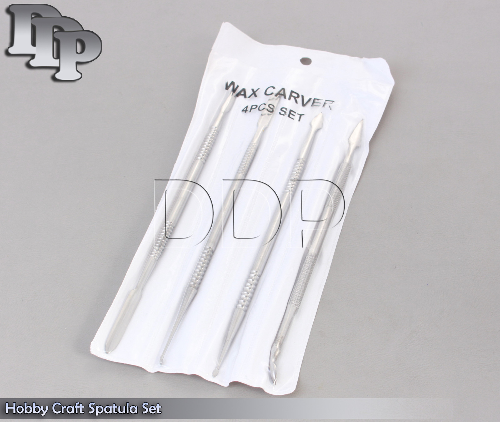 4 Pc Stainless Steel Dental Hobby Craft Spatula Set