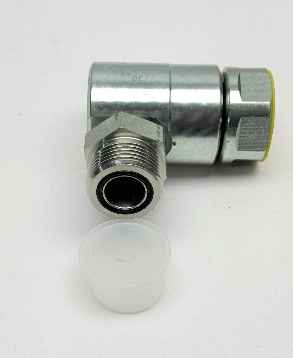 SUPER SWIVEL 7730, HYDRAULIC SWIVEL 90° ANGLE, FFS x MFS, PART # 80018784
