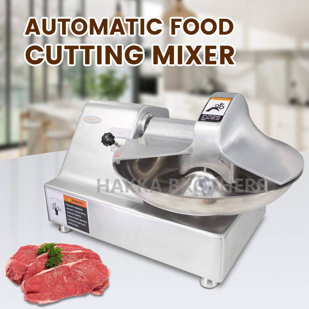 Hakka 5.5L Commercial Buffalo Chopper Bowl Cutter Mixer Food Processor Machine