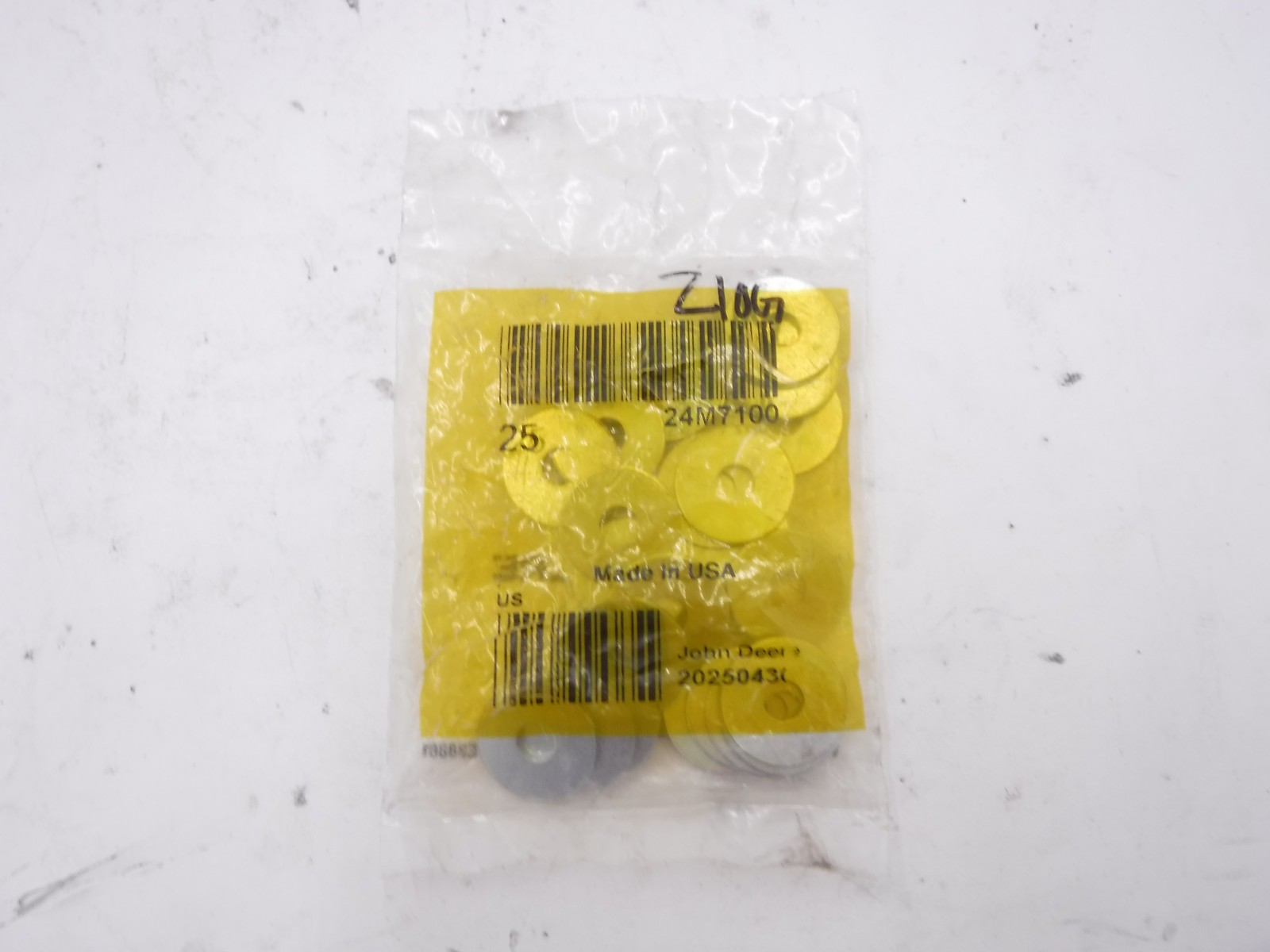 25 Pack OEM John Deere Flat Washer 24M7100