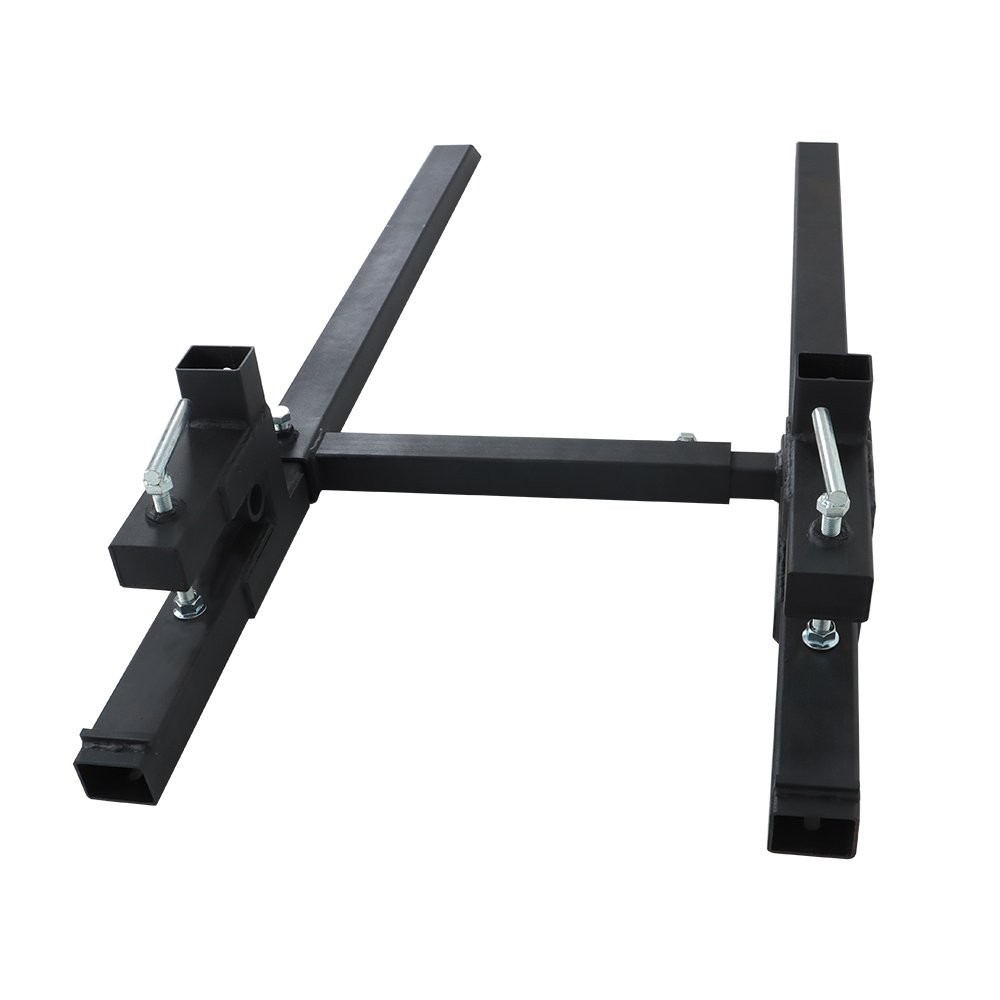 Tractor Bucket Clamp On Pallet Forks 60″ 2000lbs With Adjustable Stabilizer Bar
