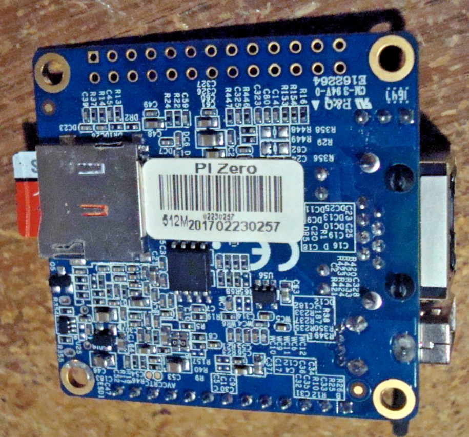 Orange Pi Zero 512 Meg with Expander Board. With SD card Ububtu Linux