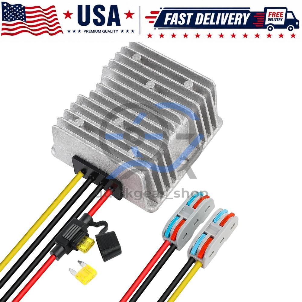 20A 240W DC 18V 20V 24V 36V 48V to 12V Step Down Voltage Converter with Fuse