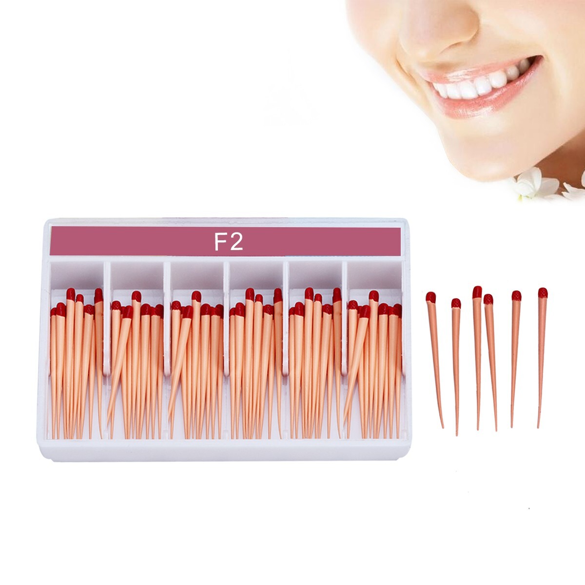 Dental Endodontic Gutta Percha Points Universal F1 F2 F3/0.02/0.04/0.06 15-40#