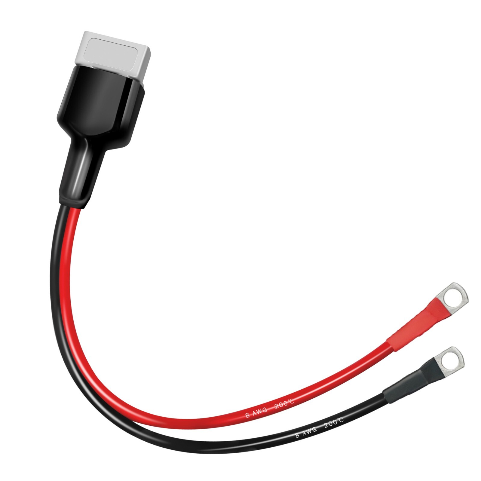8 AWG M8 Lug Terminal Battery Cable for Anderson 50A Plug SB50 50 Amp Connector