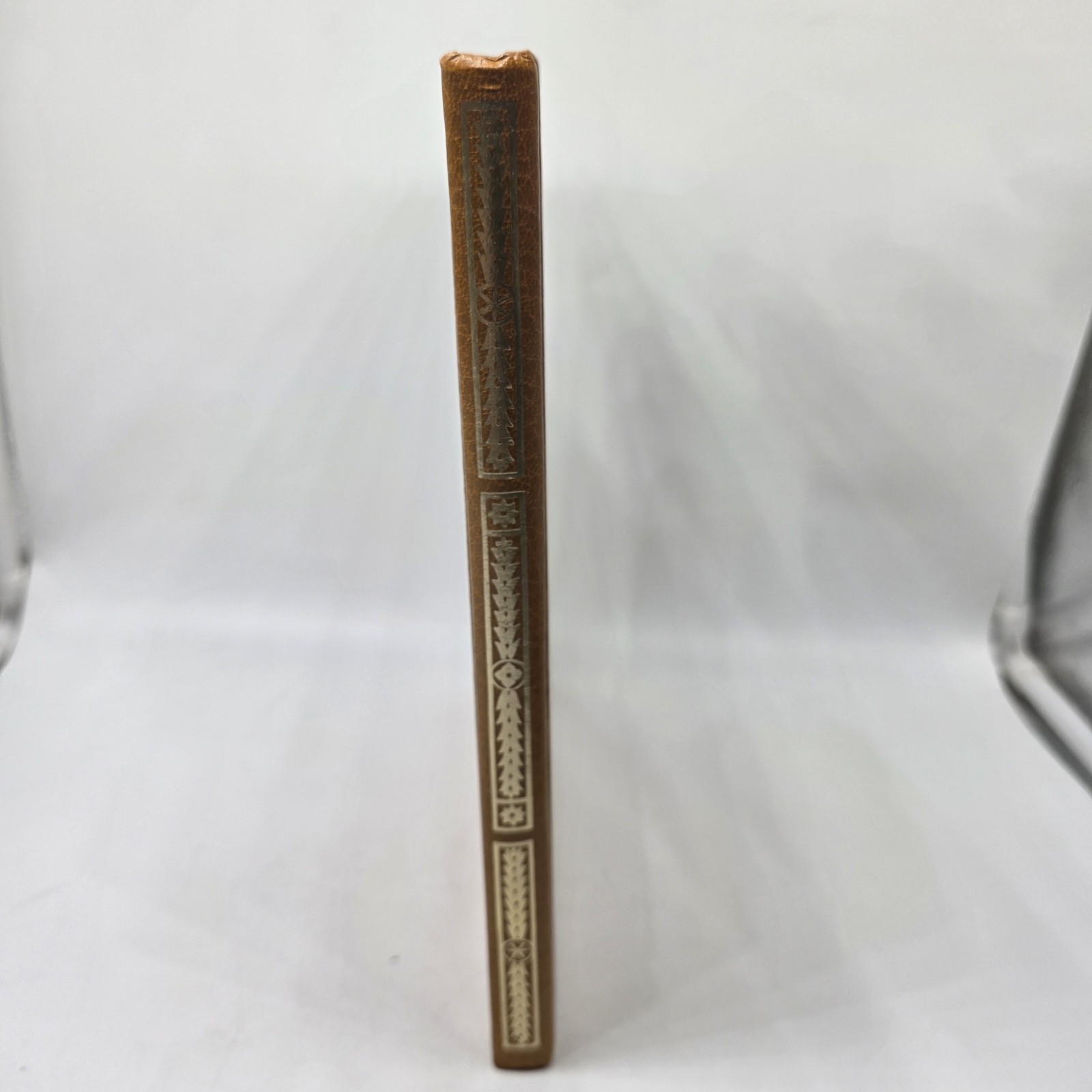 Vtg Anything Book™️ Hardcover Blank Journal Unlined Unruled Sketch Art Deco Gold