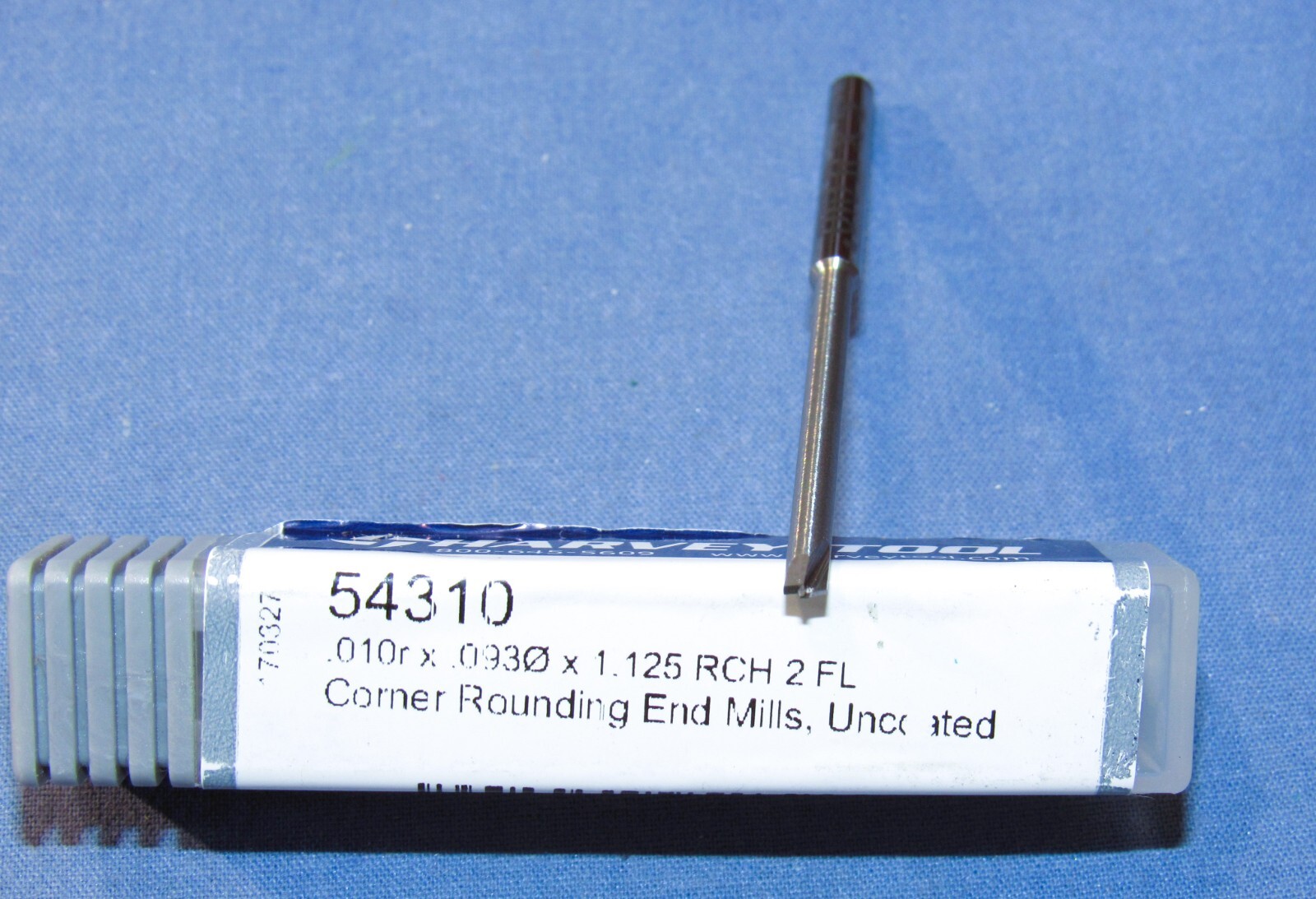 New Harvey Tool carbide Rounding end mills 0.010″R. 1-1/8 Reach .020″ Pilot