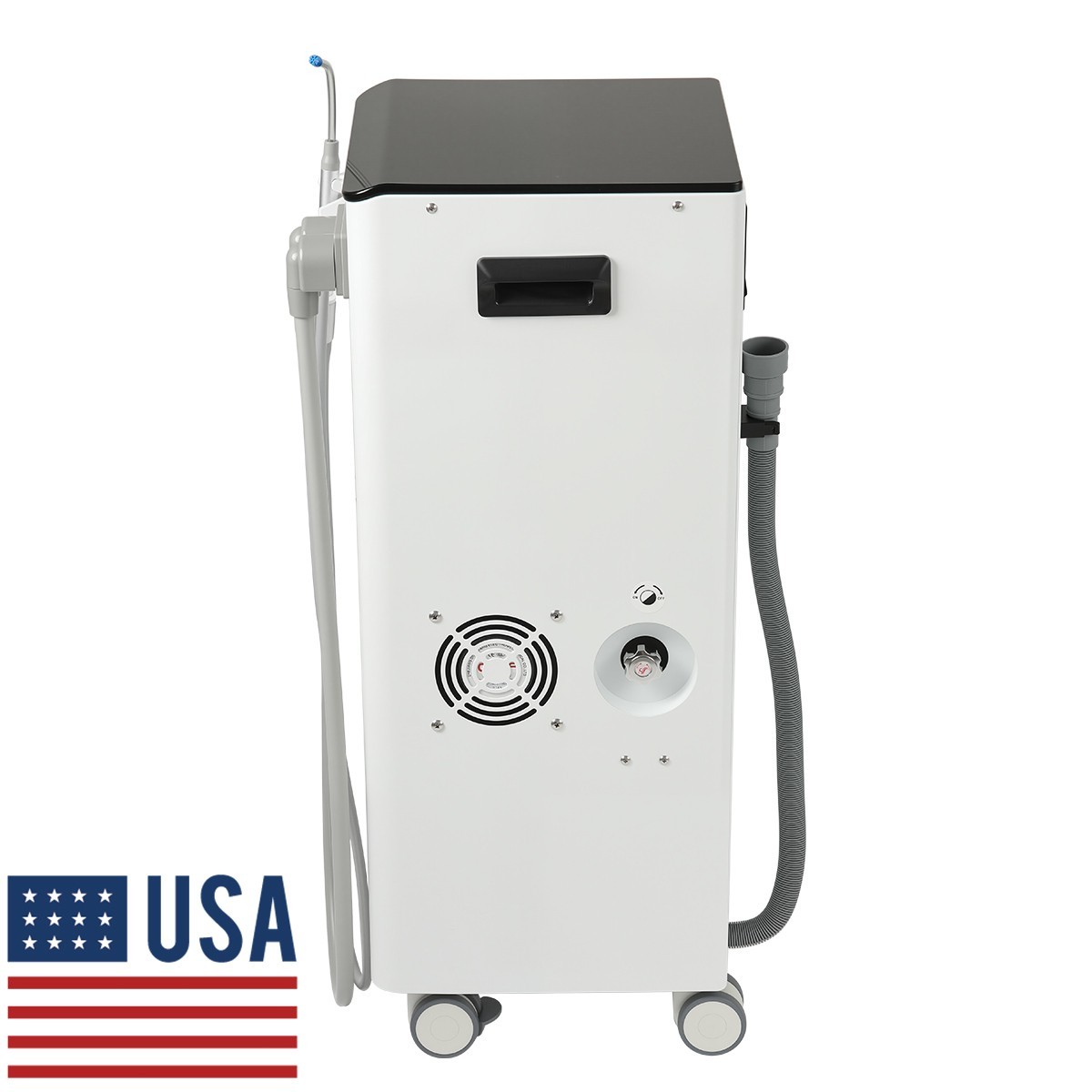 Portable Dental Suction Unit Mobile Suction Vacuum Pump Updated Machine 400L/min