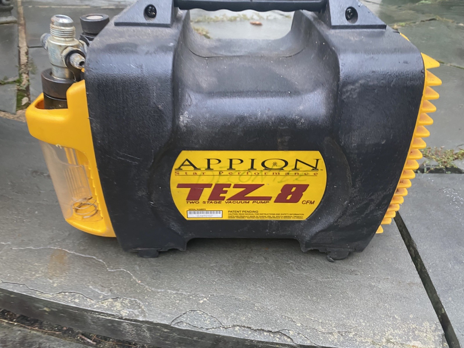 Appion Tez 8 CFM Two-Stage Vacuum Pump SAME DAY SHIPPING NICE UNIT