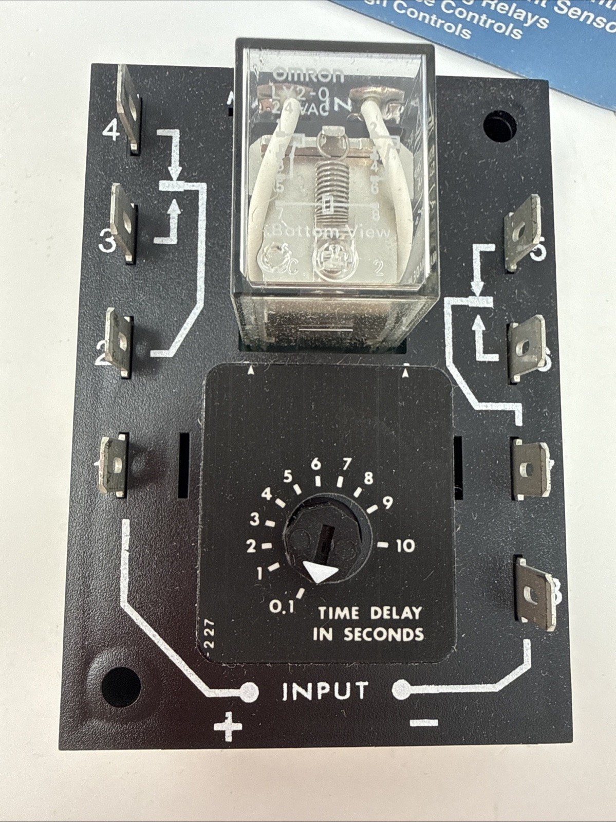ABB SSAC TIME DELAY ON MAKE 24V DC 10 AMP .1-10 MINUTE ERD1223 4099X