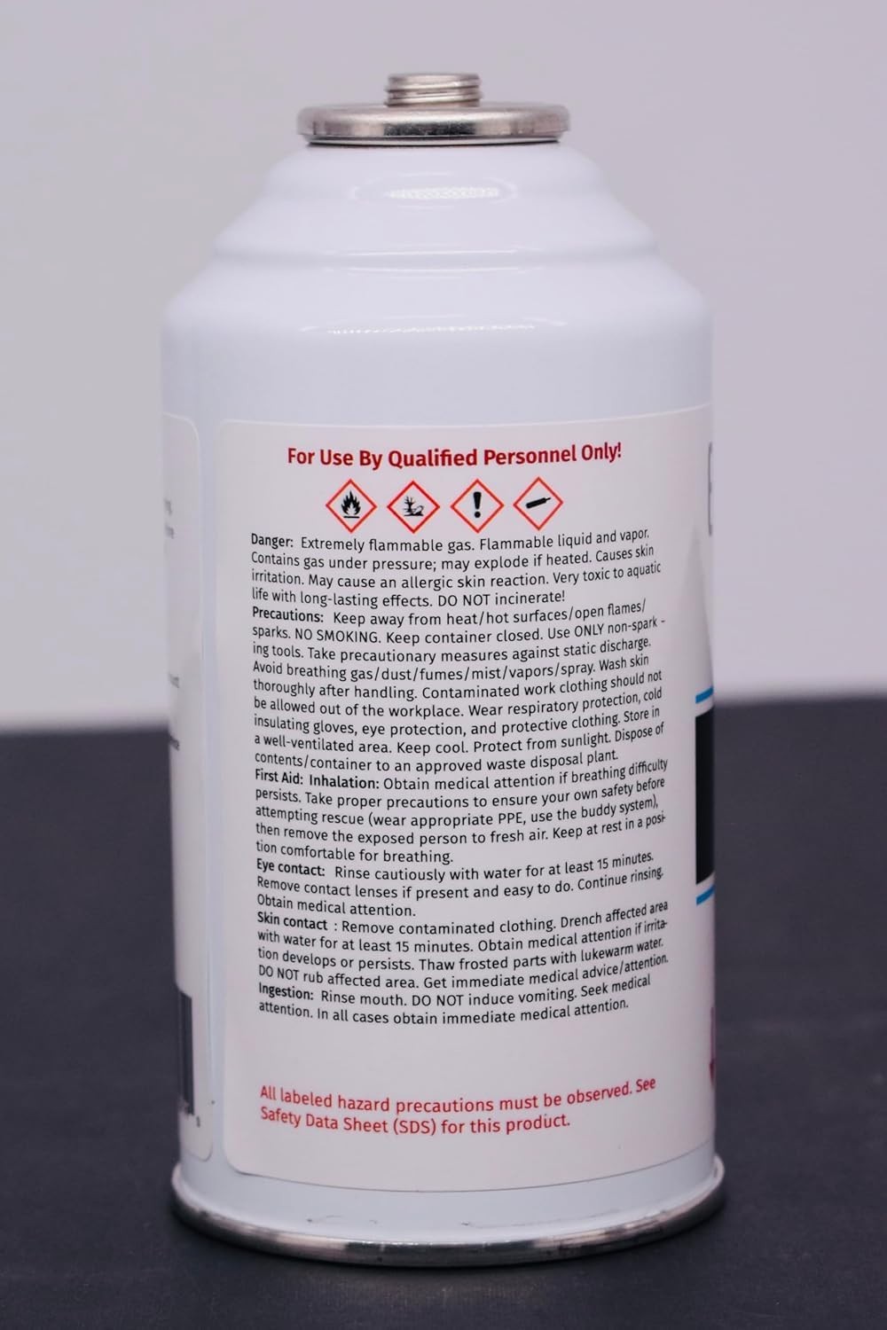ENVIRO-SAFE 12 Cans- R600a Refrigerant – 6oz Inverted Piercing Style Top