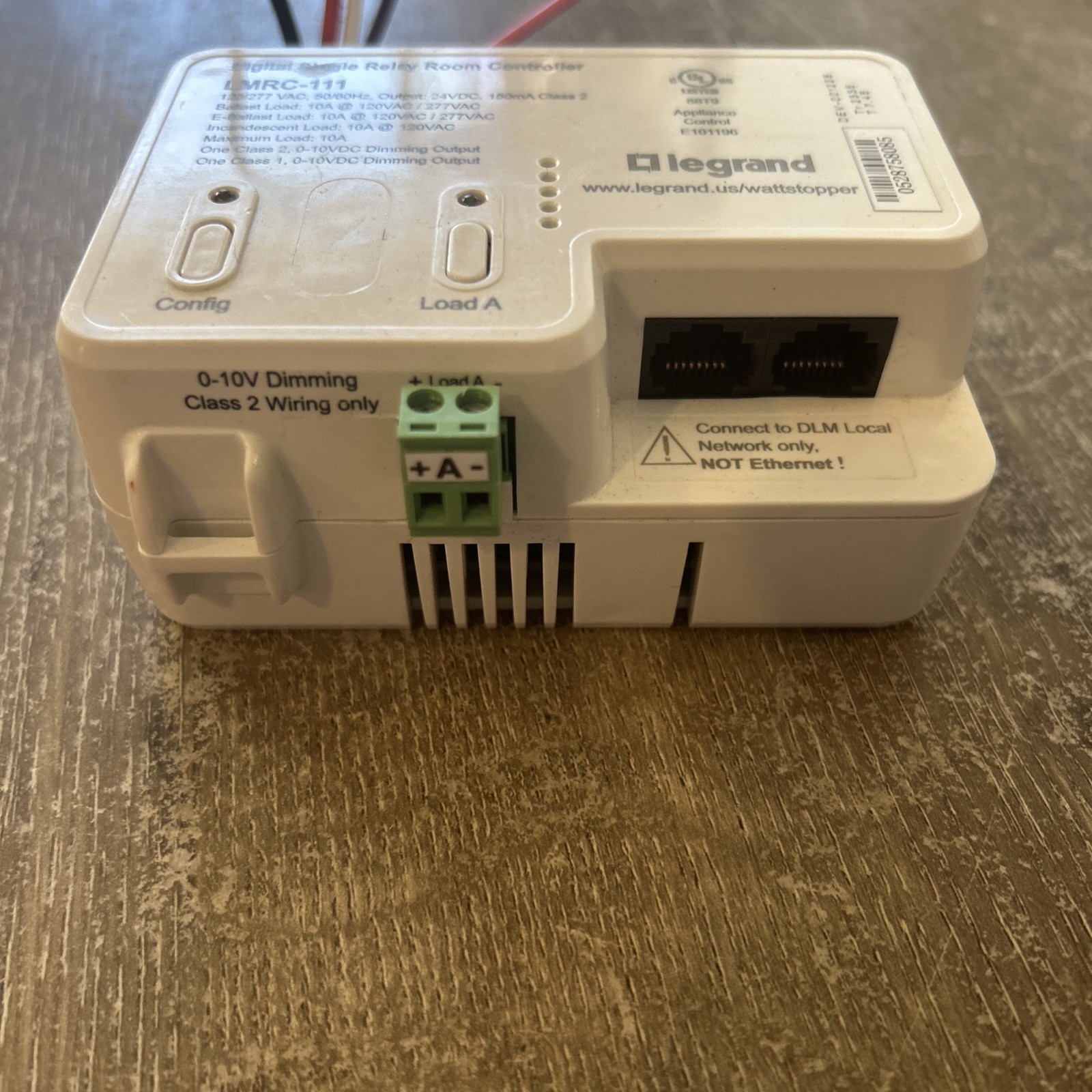 Legrand WATTSTOPPER ( LMRC-111 ) DLM Dimming Room Controller 1-Relay, 0-10v