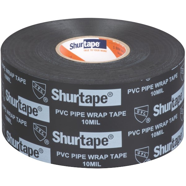 Shurtape Pw 100 Pipe Sealant Tape,Black,Pvc,1199″ L