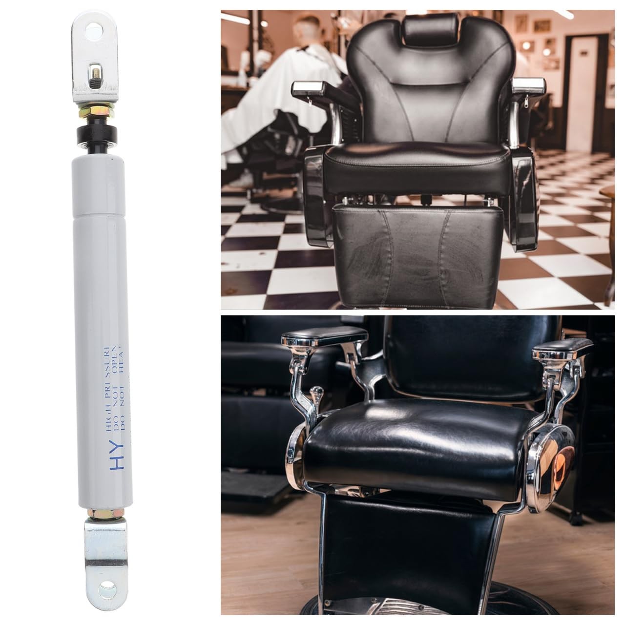 WOONEKY Barber Chair Gas Spring Replacement 27.00X3.00X3.00CM, Light Grey