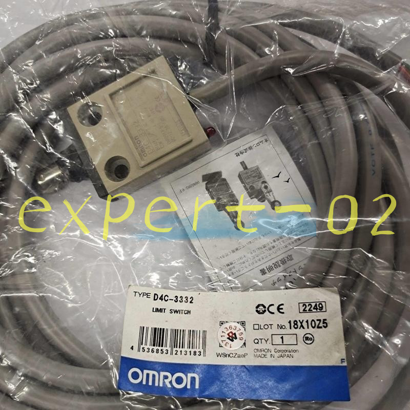 OMRON D4C-1332 limit switch with 9.8FT/3M cable