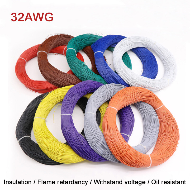 32AWG Flexible Stranded Cable Tinned Copper Wires PVC Insulation UL1571 For LED