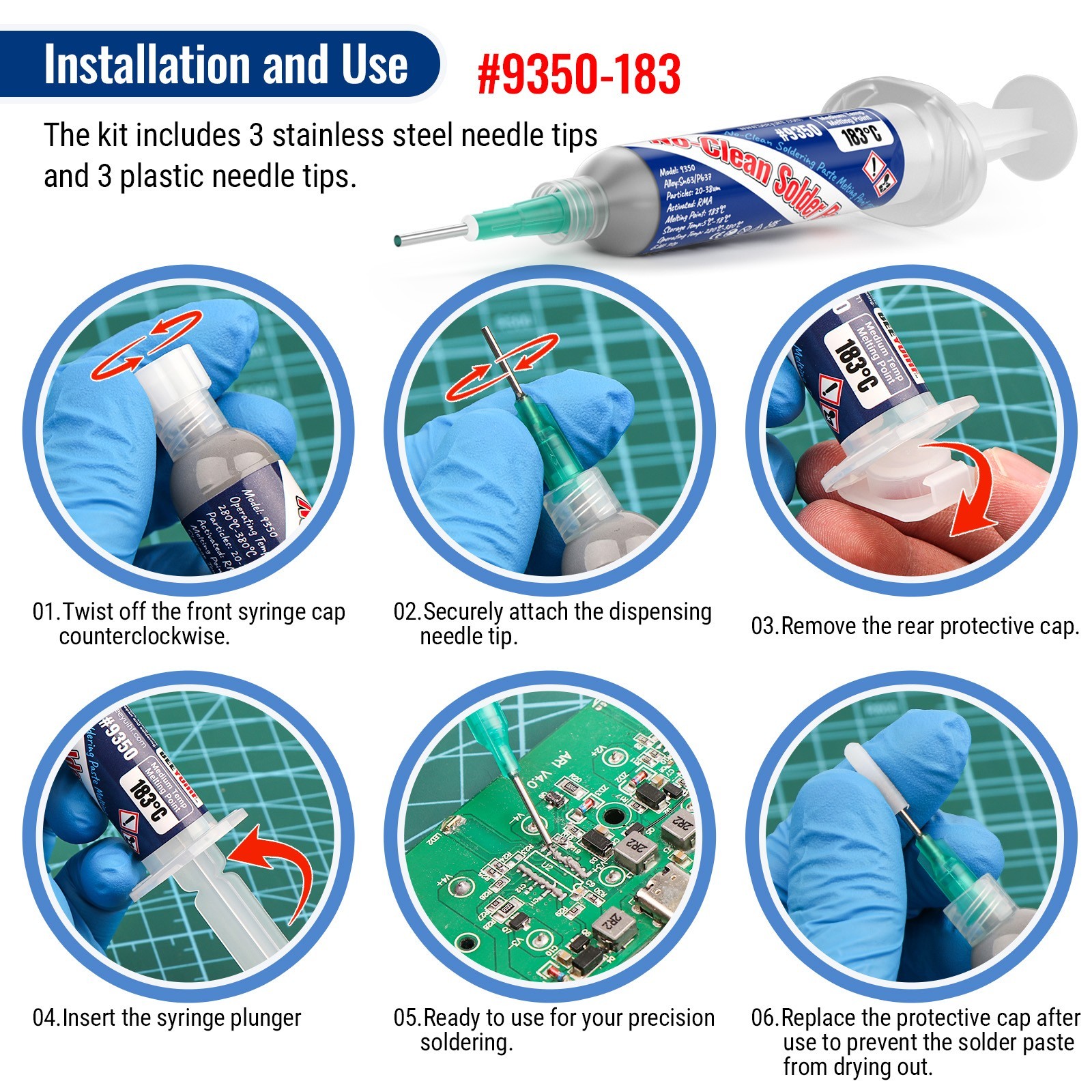 BEEYUIHF 30g x 2 Tin BGA Solder Paste Sn63Pb37 for PCB SMD Electronics Repair