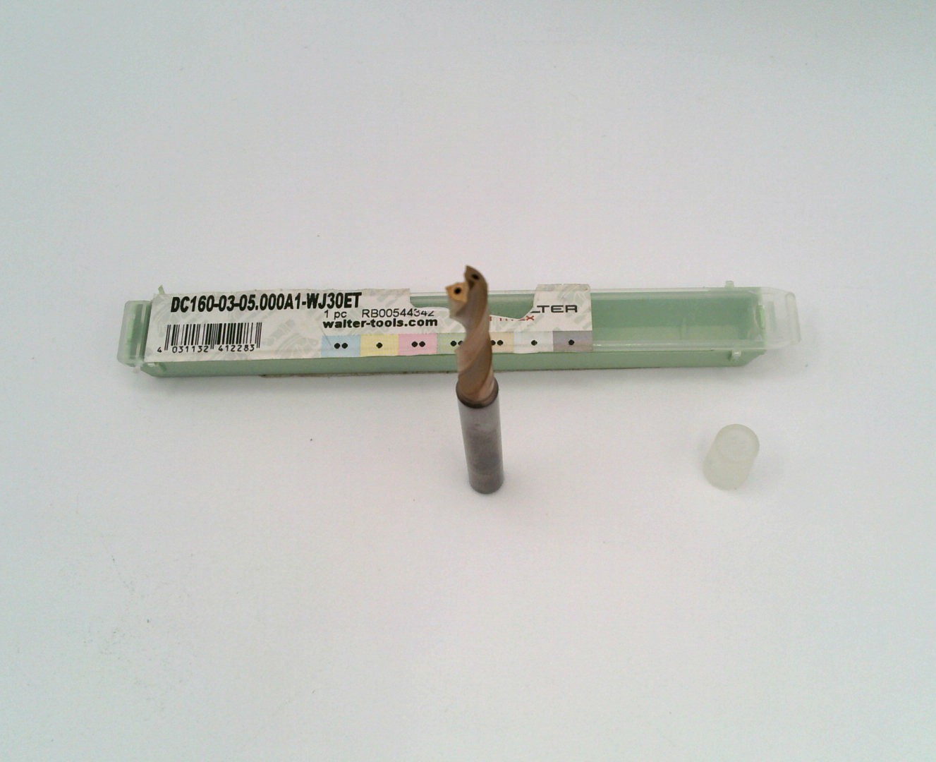 New Walter DC160-03-05.000A1-WJ30ET 5mm/.1969″ Carbide Drill 3xD Coolant Thru