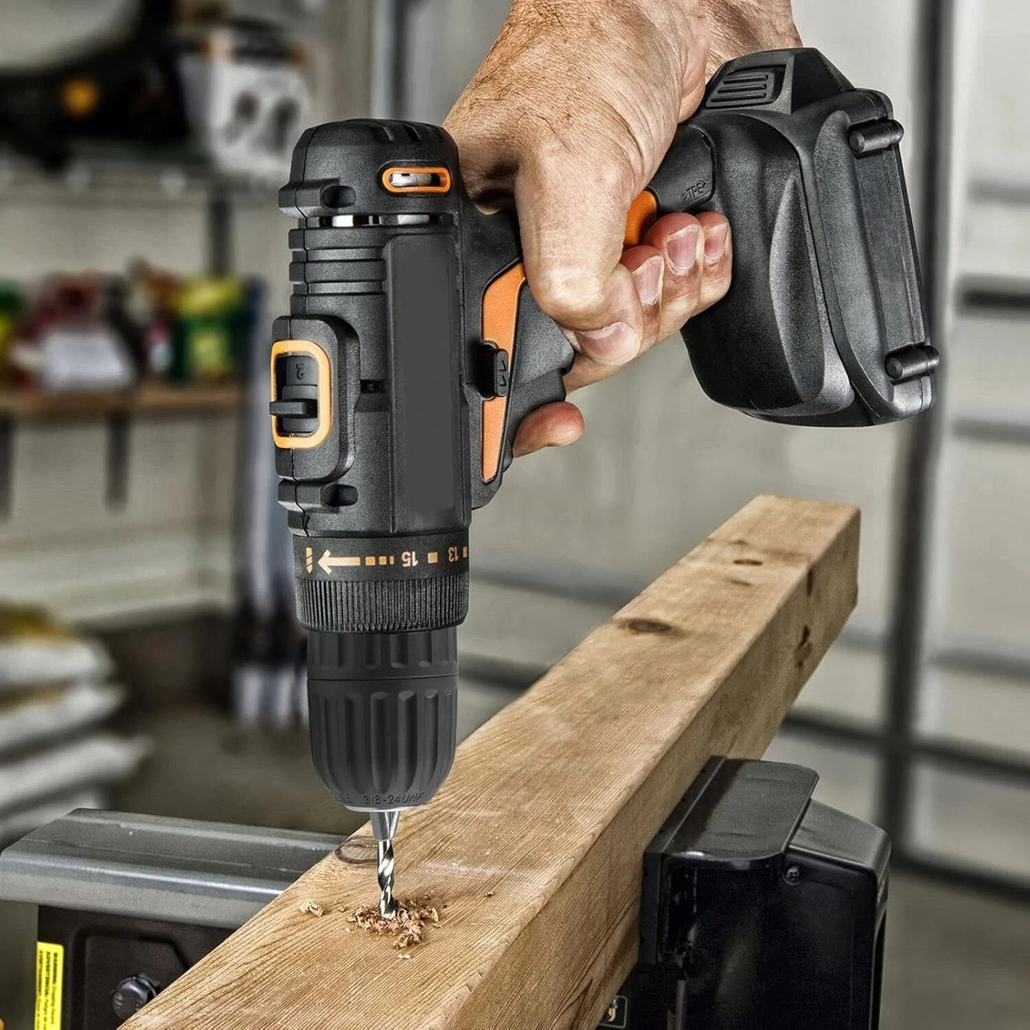 3/8″ Keyless Drill Chuck Adapter with 1/4″ Hex Shank for Impact Drivers