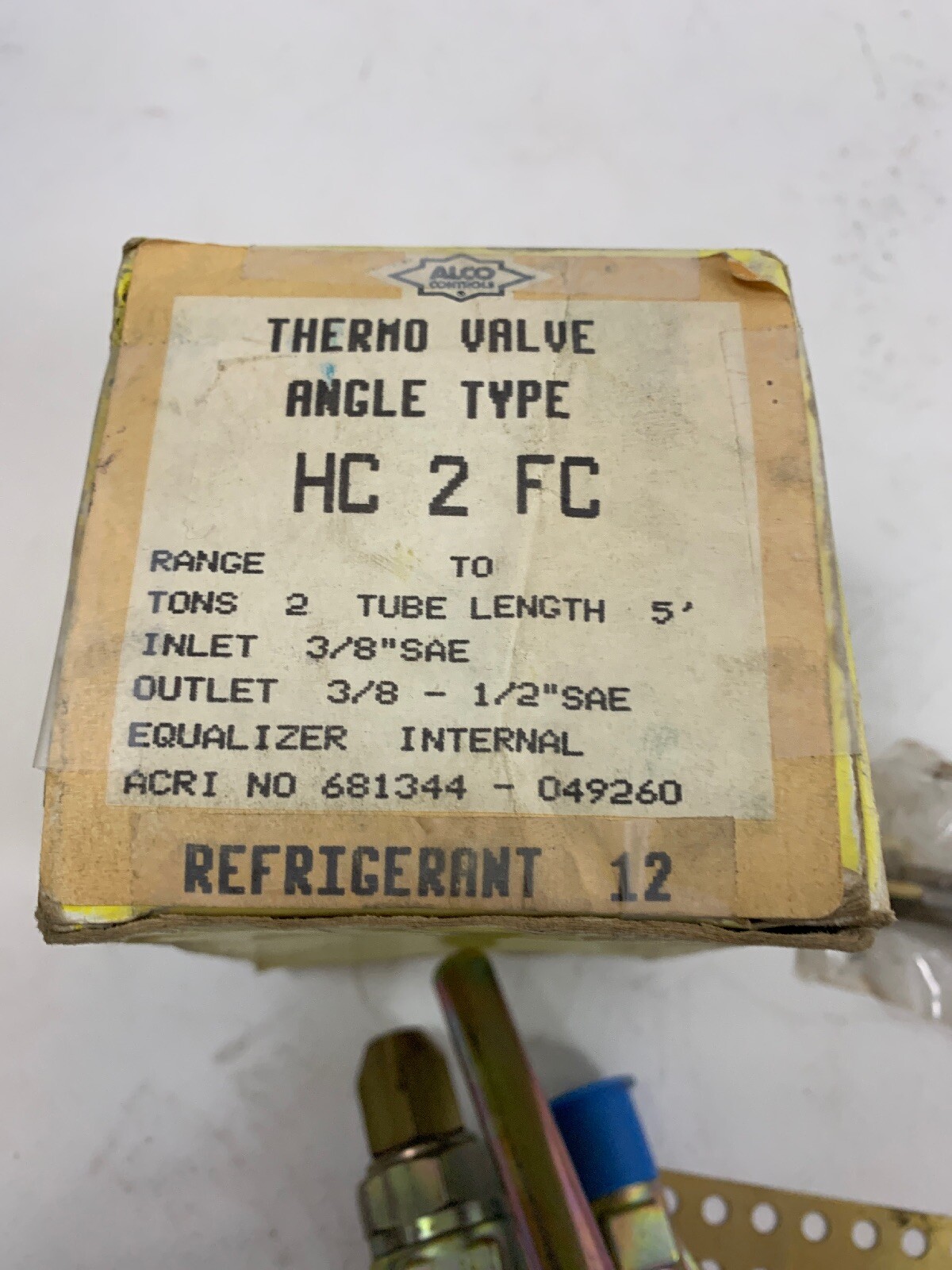 ALCO Controls HC 2 FC Thermo Valve Angle Type