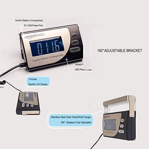 Digital Shipping Postal Scale – Heavy Duty 660 lb Capacity, Tare Function, Porta